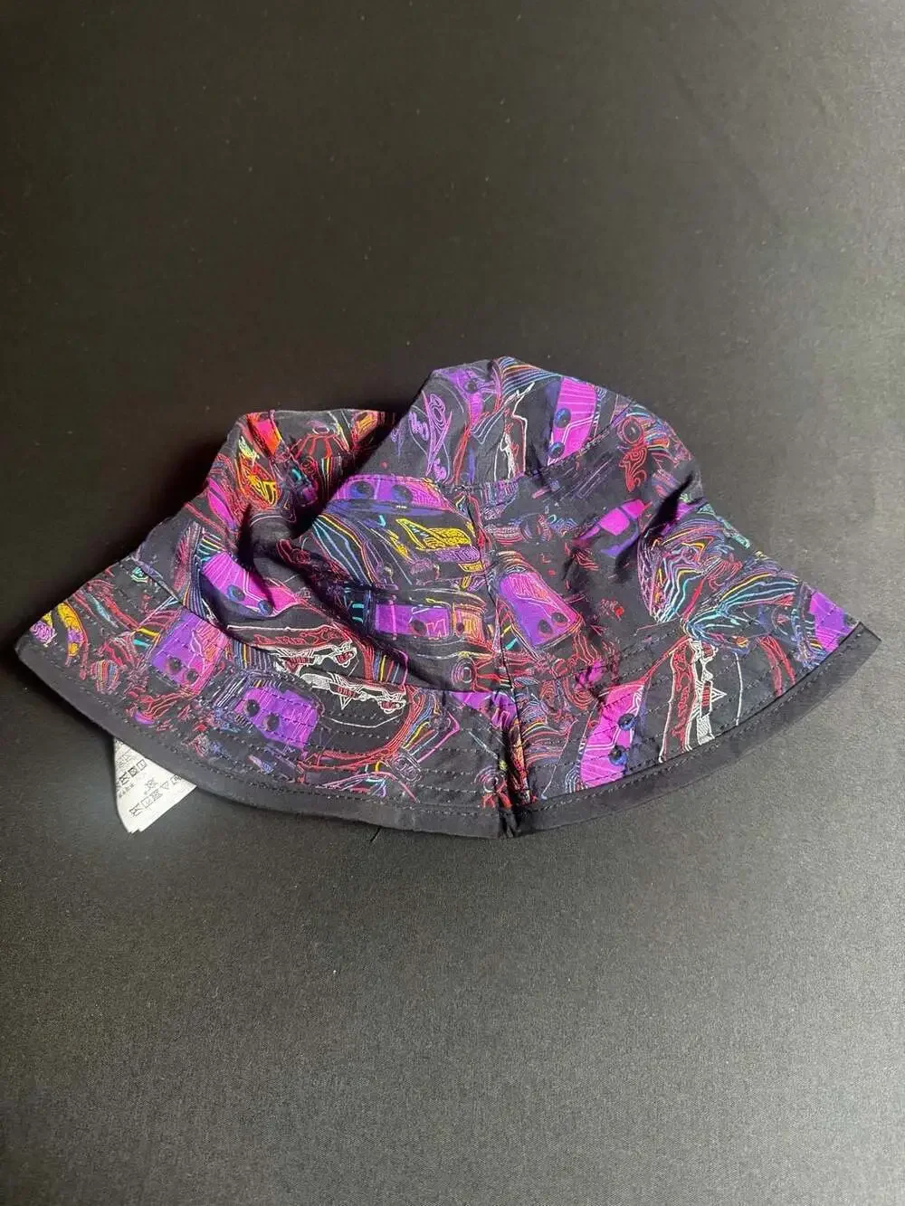 Disney Pixar Cars Neon Print Bucket Hat Youth Size 53-60cm